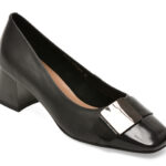 Pantofi eleganti femei EPICA negri, 1C4506, din piele naturala