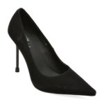 Pantofi eleganti femei FLAVIA PASSINI negri, 2282X, din piele intoarsa