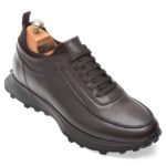 Pantofi sport Barbati LE COLONEL maro, 66752, din piele naturala