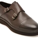 Pantofi eleganti OTTER maro, BR4443, din piele naturala