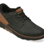 Pantofi casual Barbati RIEKER bleumarin, B3357, din piele intoarsa