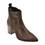 Botine FLAVIA PASSINI maro, AC5996, din piele intoarsa