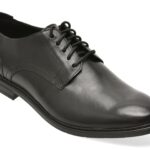 Pantofi eleganti CLARKS negri, BANBURY DERBY, din piele naturala