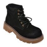 Ghete Femei GRYXX negre, 258837, din piele intoarsa