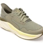 Pantofi sport Barbati CLARKS verzi, CLARKS PACE, din material textil