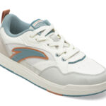 Pantofi sport Barbati ANTA albi, 2638052, din piele ecologica