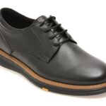 Pantofi casual Barbati BITE THE BULLET negri, 10952, din piele naturala