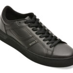 Pantofi sport Barbati BOSS negri, 2636, din piele ecologica