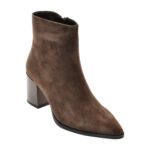 Botine FLAVIA PASSINI maro, 5996Q, din piele intoarsa