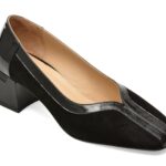 Pantofi eleganti femei EPICA negri, 6032021, din piele intoarsa