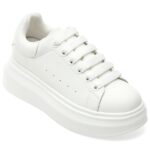 Pantofi sport DAMA GRYXX albi, 70698, din piele naturala