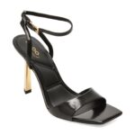 Sandale elegante ALDO negre, ILLUSTRIOUS 001, din piele ecologica