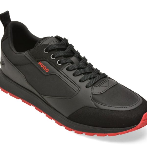 Pantofi sport Barbati HUGO negri, 6568, din material textil