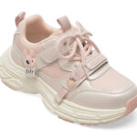 Pantofi sport Fete SELECTION KIDS roz, 61087, din piele ecologica