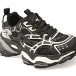 Pantofi sport Barbati GRYXX negri, 66601, din material textil