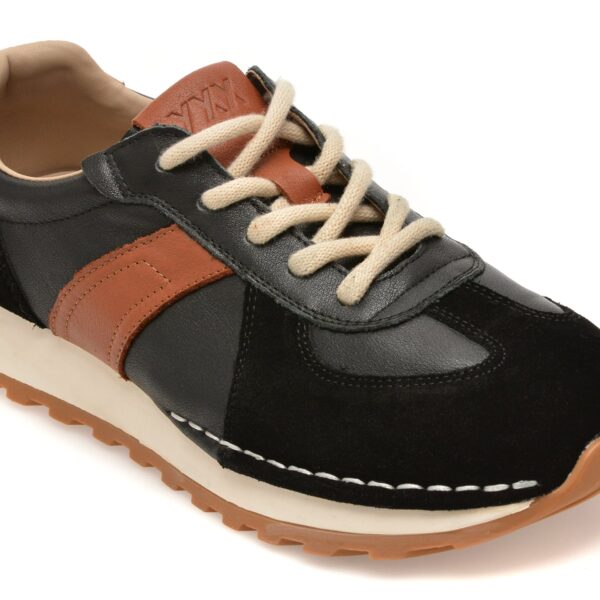 Pantofi sport DAMA GRYXX negri, RS12, din piele naturala