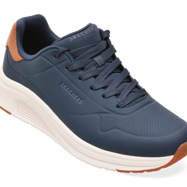 Pantofi sport Barbati SKECHERS bleumarin, UNO LITE 2, din piele ecologica