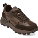 Pantofi sport DAMA FLAVIA PASSINI maro, 87999, din piele naturala