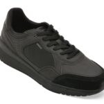 Pantofi sport Barbati GEOX negri, U65LCB, din piele ecologica