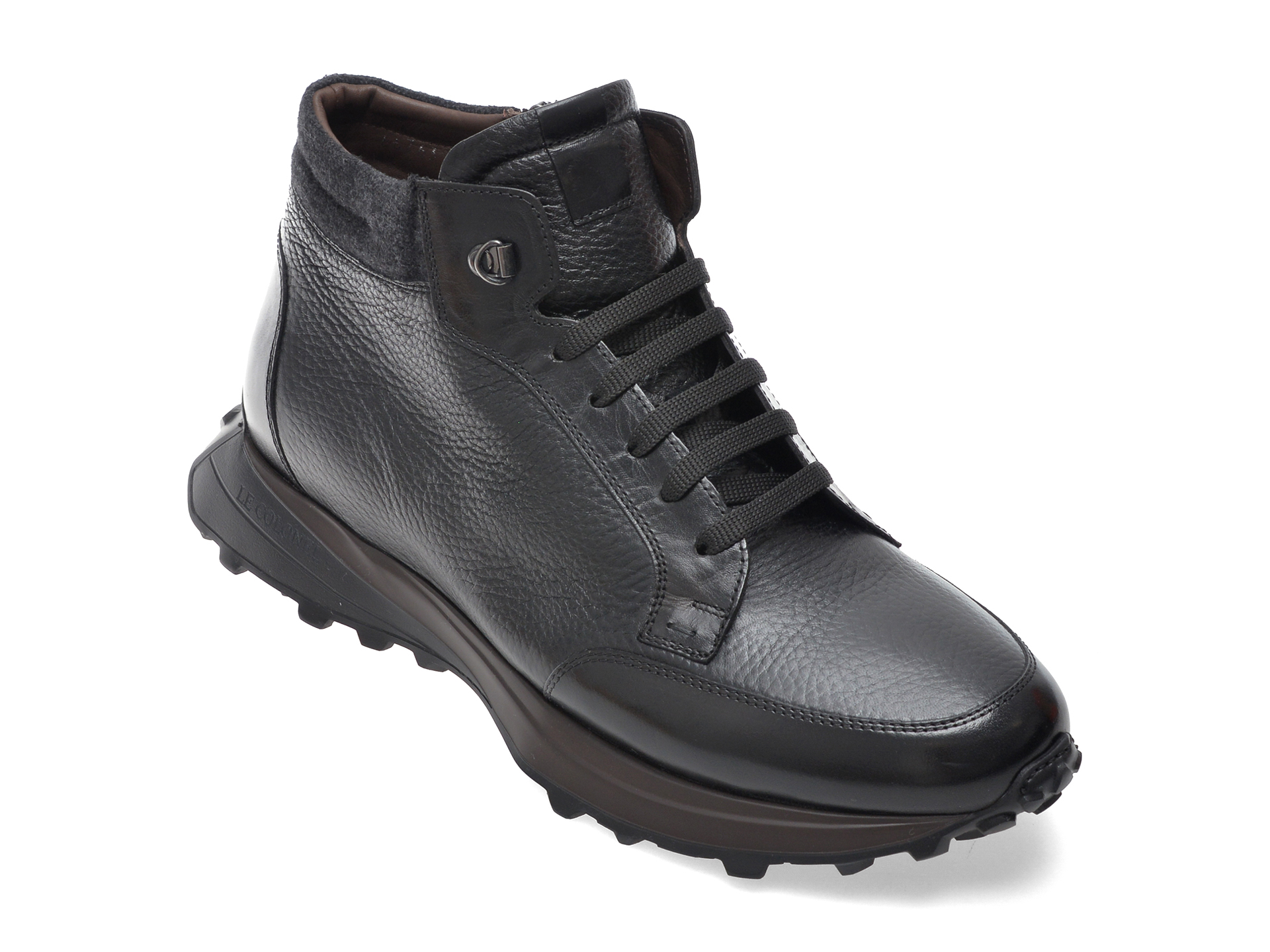 81b743422d02c86cbfe252d1baaf2e9c6671490d25e3f5ccc2736aa2c35e6879 Ghete Barbati LE COLONEL negre, 66763, din piele naturala - imagine 1