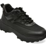 Ghete Barbati GRYXX negre, 923711, din piele ecologica
