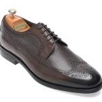 Pantofi eleganti LE COLONEL maro, 67026, din piele naturala