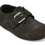 Pantofi casual Femei GRYXX gri, 3712, din piele intoarsa
