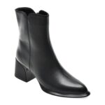 Botine FLAVIA PASSINI negre, 1306G67, din piele naturala