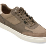 Pantofi sport Barbati GEOX gri, U65LDA, din material textil