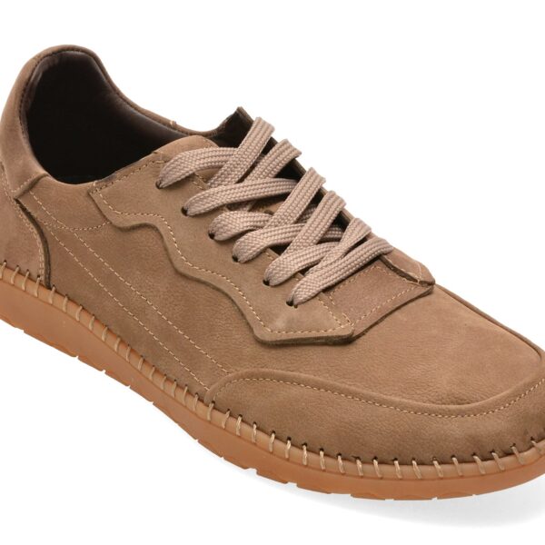 Pantofi casual Barbati GRYXX maro, 74034, din nabuc