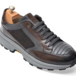 Pantofi sport Barbati LE COLONEL maro, 77701, din piele naturala