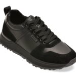 Pantofi sport DAMA FLAVIA PASSINI negri, 18362, din piele naturala