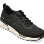 Pantofi sport Barbati RIEKER negri, U1404, din material textil