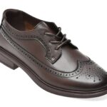 Pantofi casual Femei IMAGE maro, 5080A, din piele naturala