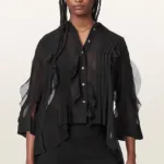 AllSaints  bluza tip camasa pentru femei MINNA