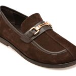 Pantofi casual Femei EPICA maro, 4790639, din piele intoarsa