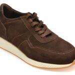 Pantofi sport Barbati RELAX maro, 8129B, din piele intoarsa
