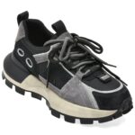 Pantofi sport DAMA GRYXX negri, 8068, din piele ecologica