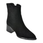 Botine FLAVIA PASSINI negre, 1306G67, din piele intoarsa