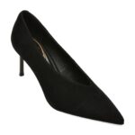 Pantofi eleganti femei EPICA negri, H692, din piele intoarsa