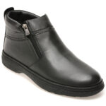Ghete Barbati OTTER negre, SH9000, din piele naturala