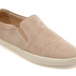 Pantofi casual Barbati RELAX bej, 7203, din piele intoarsa