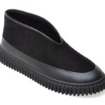 Pantofi casual Femei GRYXX negri, 208616, din piele intoarsa