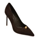Pantofi eleganti femei EPICA PREMIUM maro, 2539, din piele intoarsa