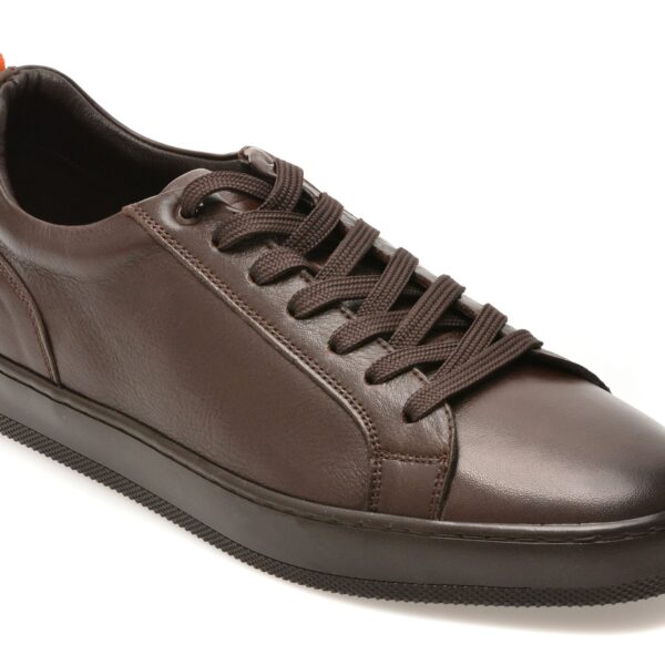Pantofi sport Barbati BITE THE BULLET maro, HRZ09, din piele naturala