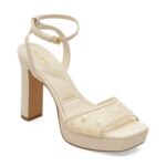 Sandale elegante ALDO albe, CHICGLIMMER 115, din piele ecologica