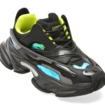 Pantofi sport Barbati GRYXX negri, 25080, din material textil