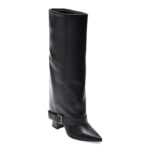 Cizme femei FLAVIA PASSINI negre, AC6302, din piele naturala