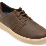Pantofi sport Barbati CLARKS maro, BRODIN SEAM, din piele naturala