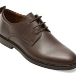 Pantofi eleganti BITE THE BULLET maro, RM109, din piele naturala